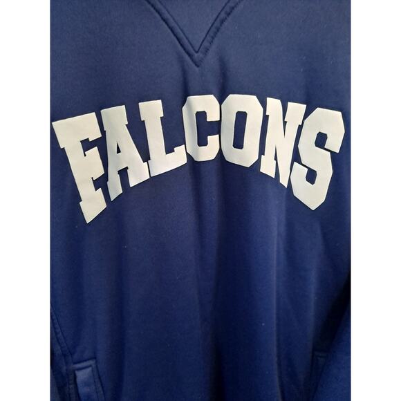 Russell Athletic Men's Long Sleeve Fleece Blue Falcons Printed‎ Hoodies Size XL - Picture 3 of 8